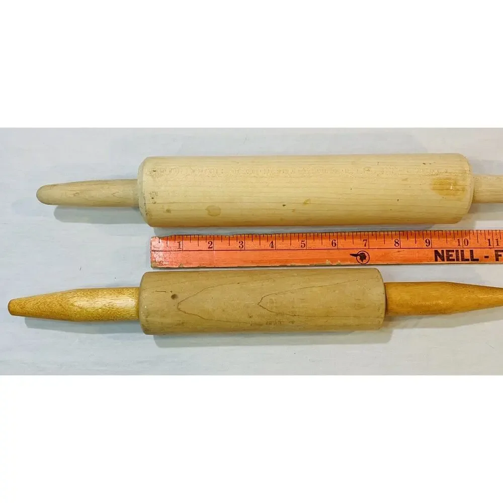 Wooden Rolling Pin Set of 2 Average 10